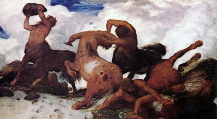 Centaurs' Combat (nn03), Arnold Bocklin